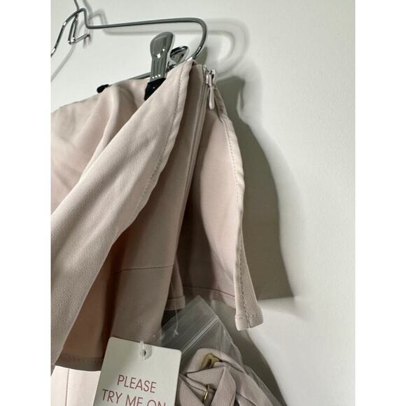 NWT Show Me Your Mumu Small Gray Monaco Ruffle Strapless Maxi Bridesmaid Dress - Picture 8 of 16